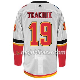 Dresovi Calgary Flames MATTHEW TKACHUK 19 Adidas Bijela Authentic - Muške